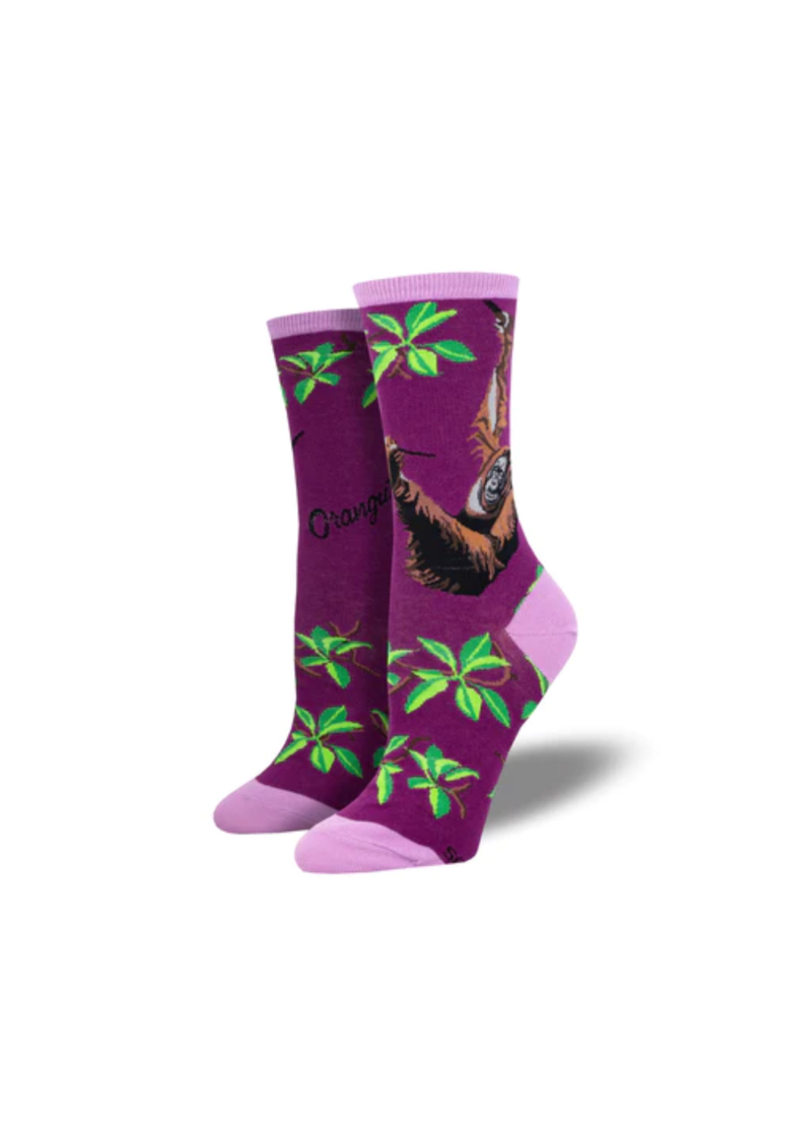 Socksmith Cotton Crew Wnc3186 Orangutan