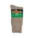 Extra Wide Sock Company Medical Sock Crew Leng Inverted Toe Seam Tan Large