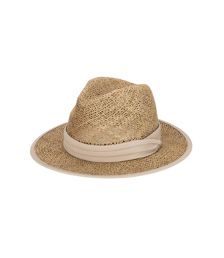 San Diego Hat Short Brim Seagrass Fedora SGF2037