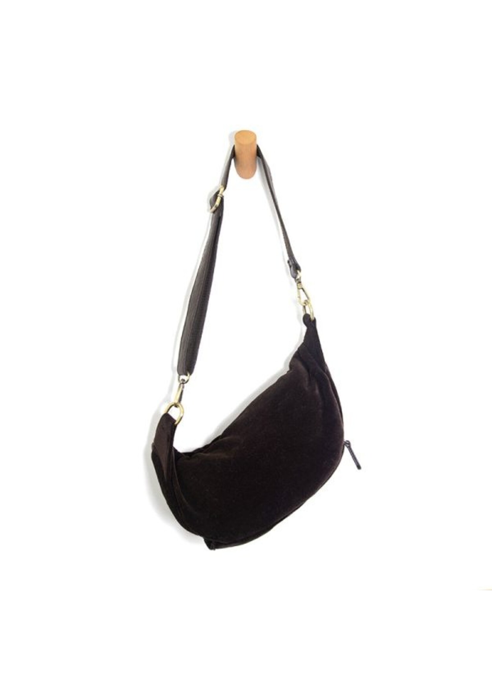 Joy Susan Velvet Rory Organizer Sling Belt L8197