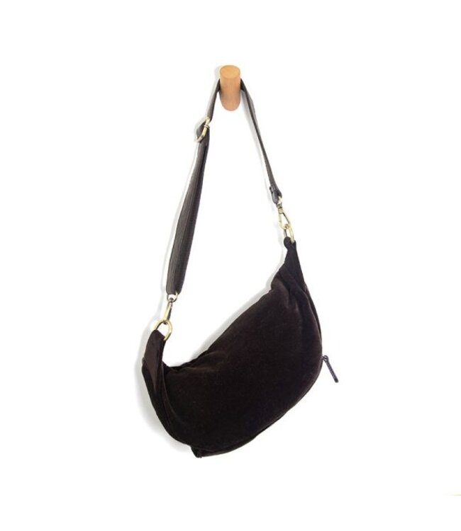 Joy Susan Velvet Rory Organizer Sling Belt L8197