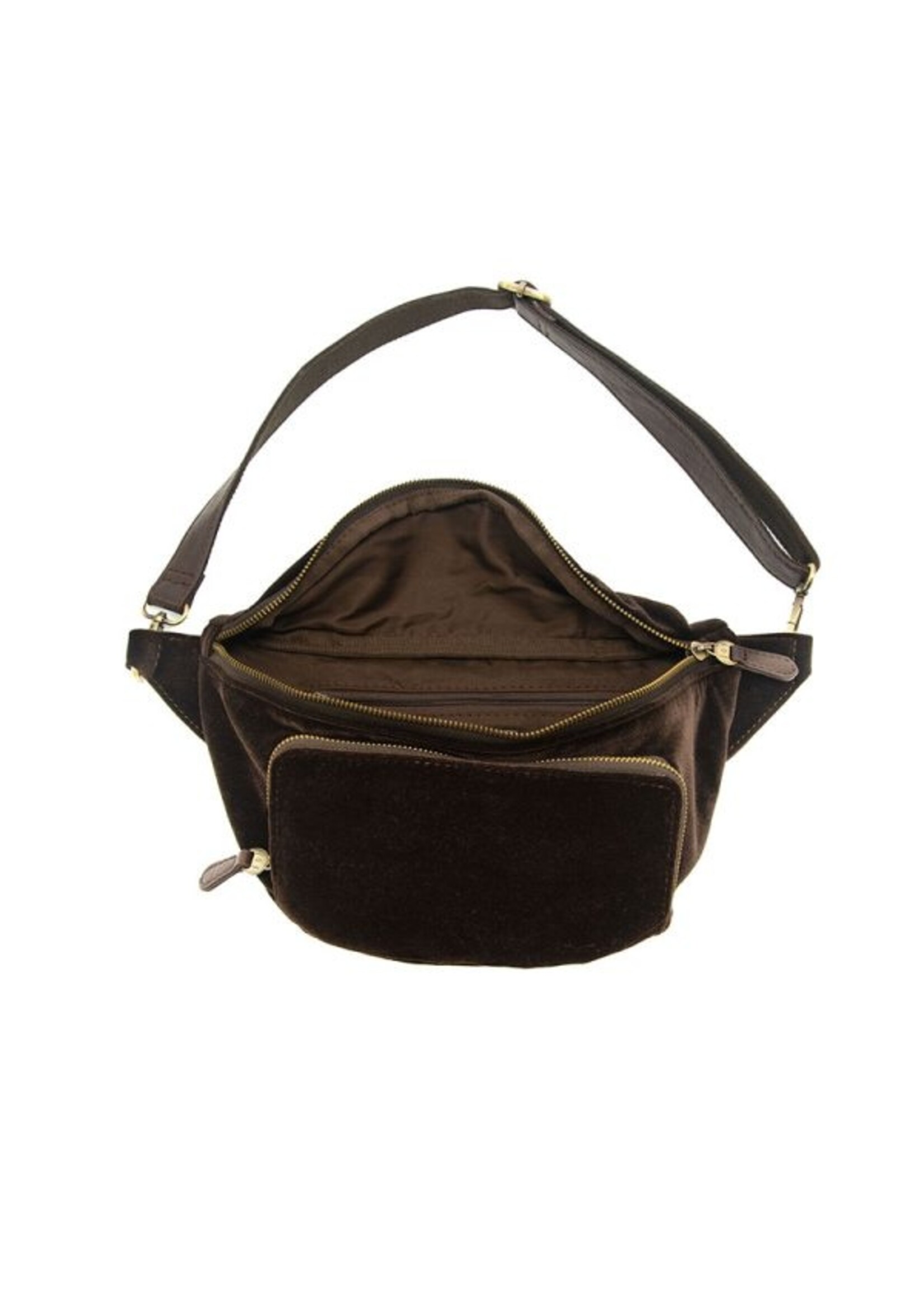 Joy Susan Velvet Rory Organizer Sling Belt L8197