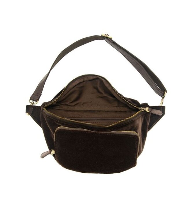 Joy Susan Velvet Rory Organizer Sling Belt L8197
