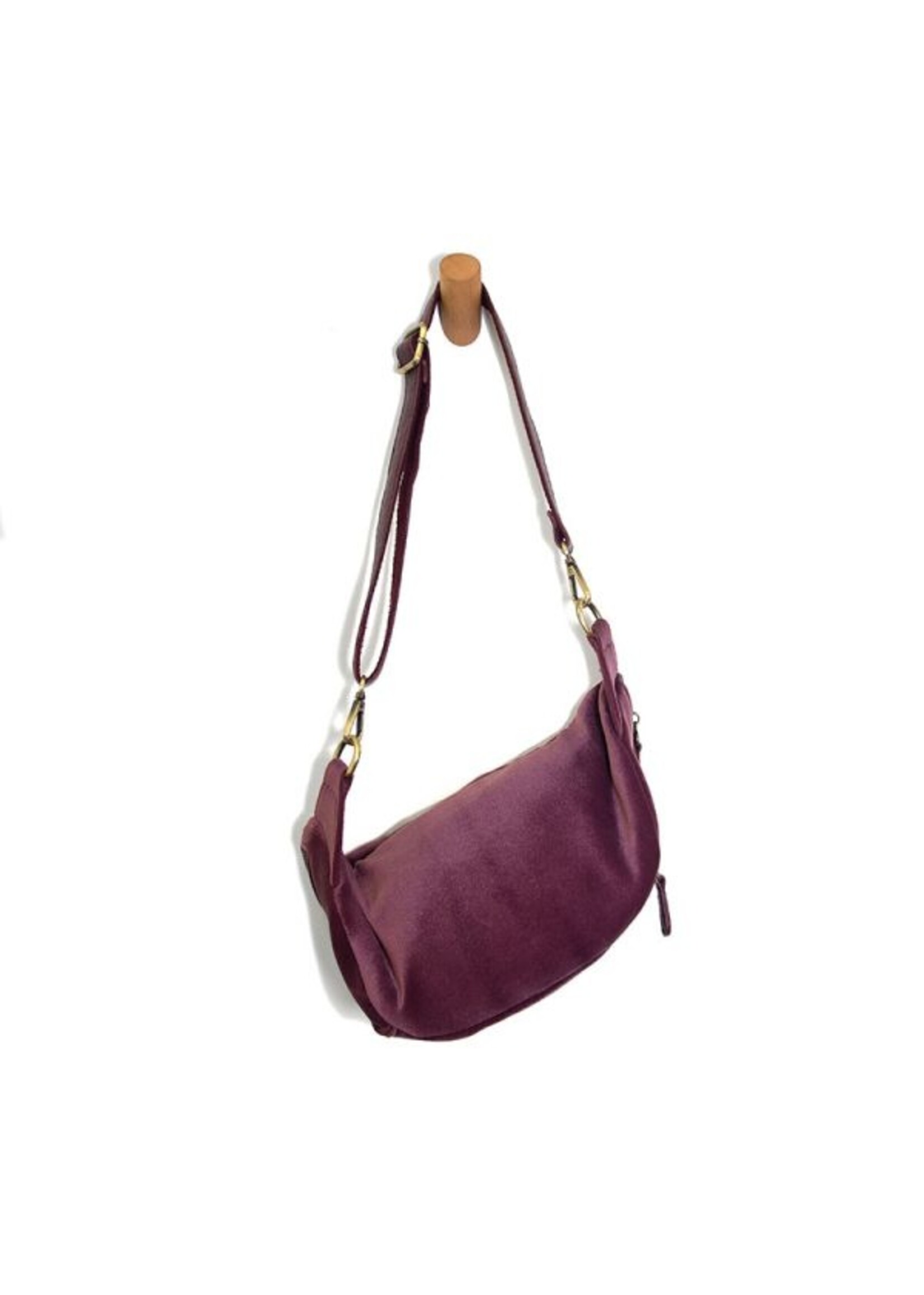 Joy Susan Velvet Rory Organizer Sling Belt L8197