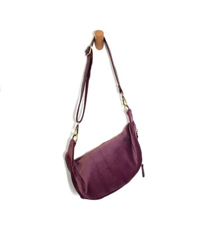 Joy Susan Velvet Rory Organizer Sling Belt L8197