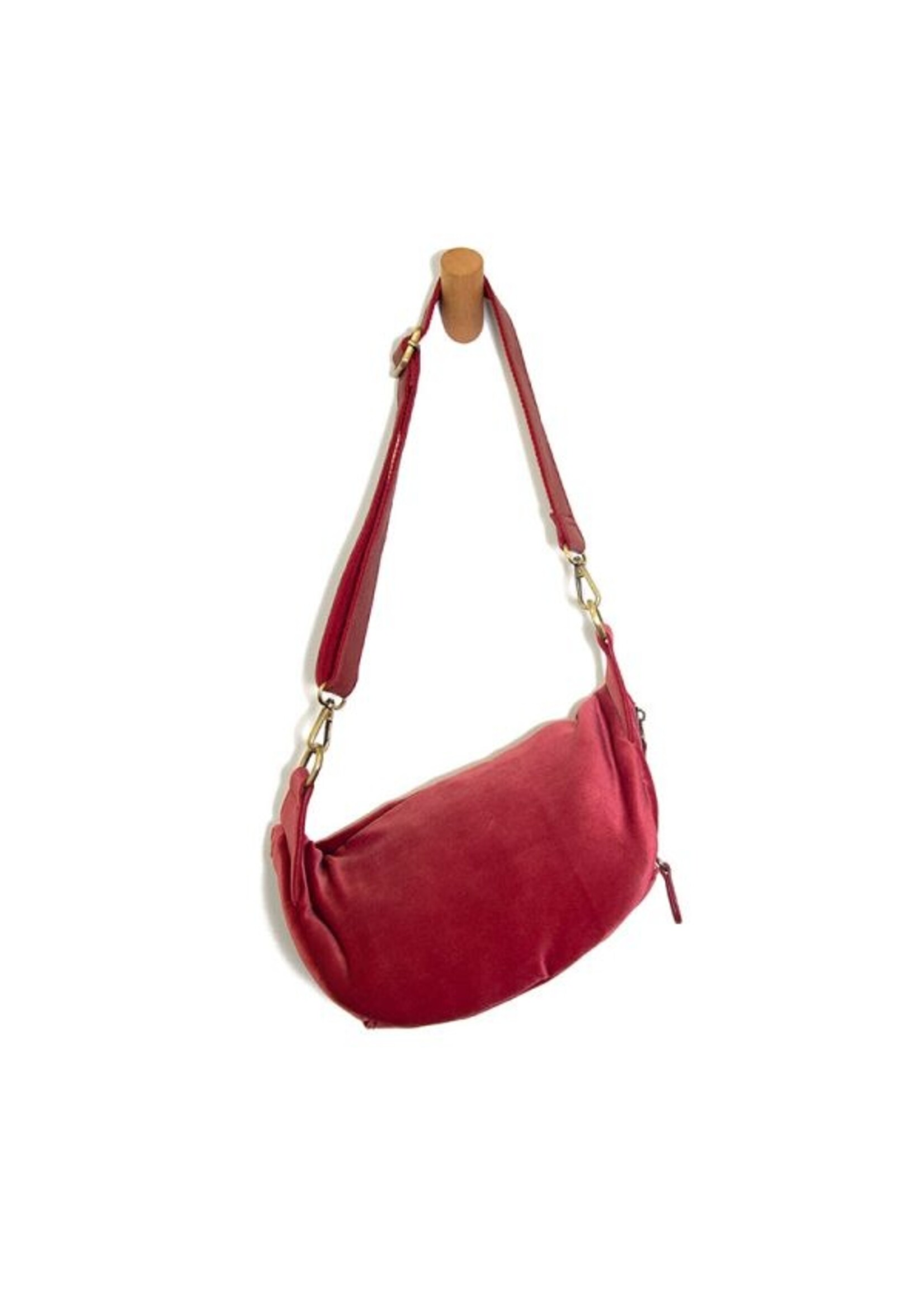 Joy Susan Velvet Rory Organizer Sling Belt L8197