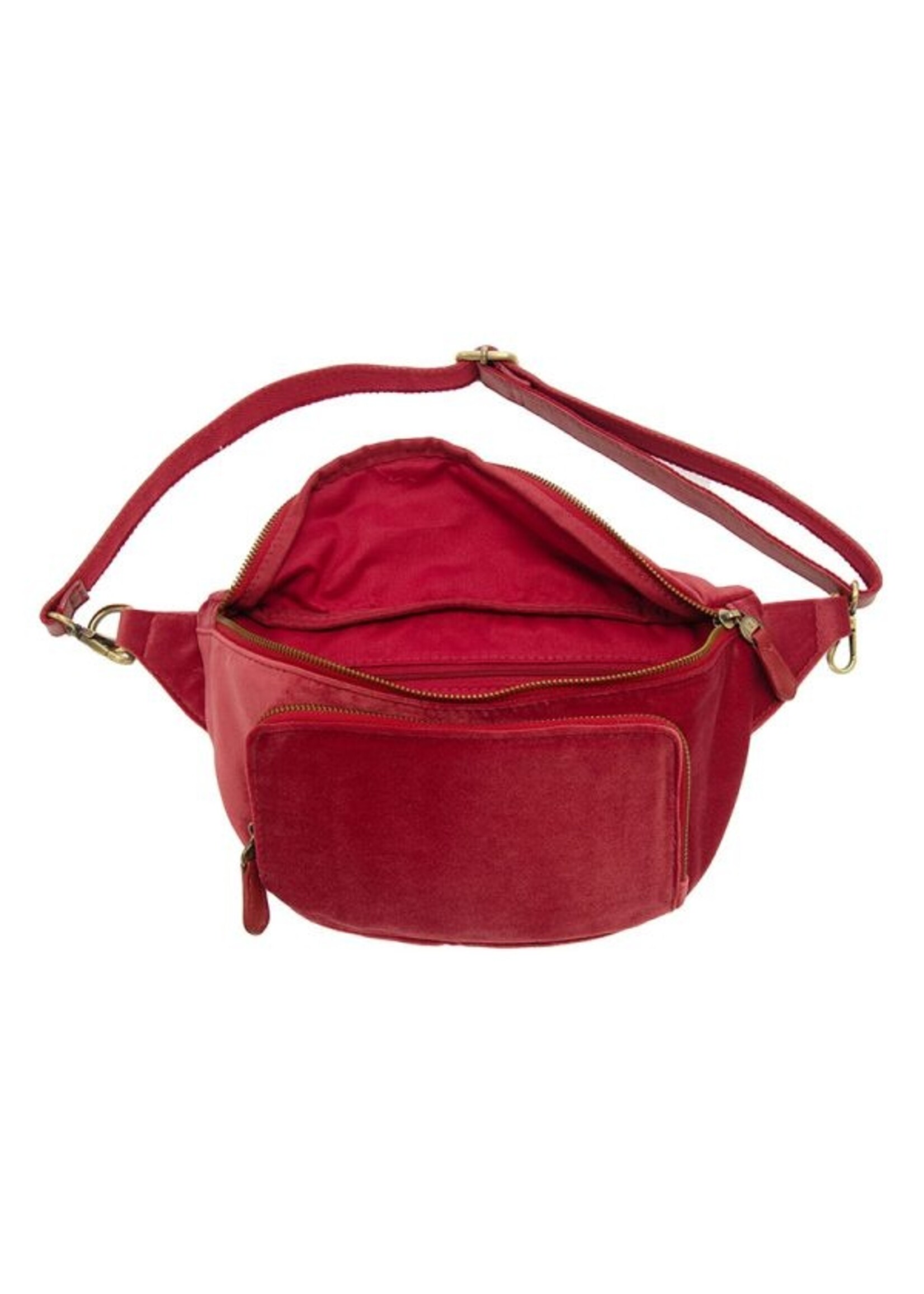 Joy Susan Velvet Rory Organizer Sling Belt L8197