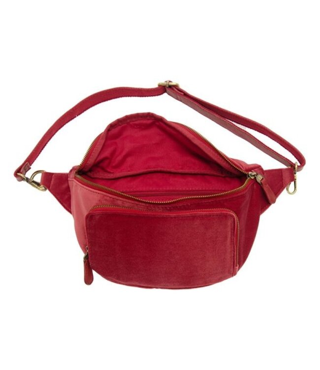 Joy Susan Velvet Rory Organizer Sling Belt L8197