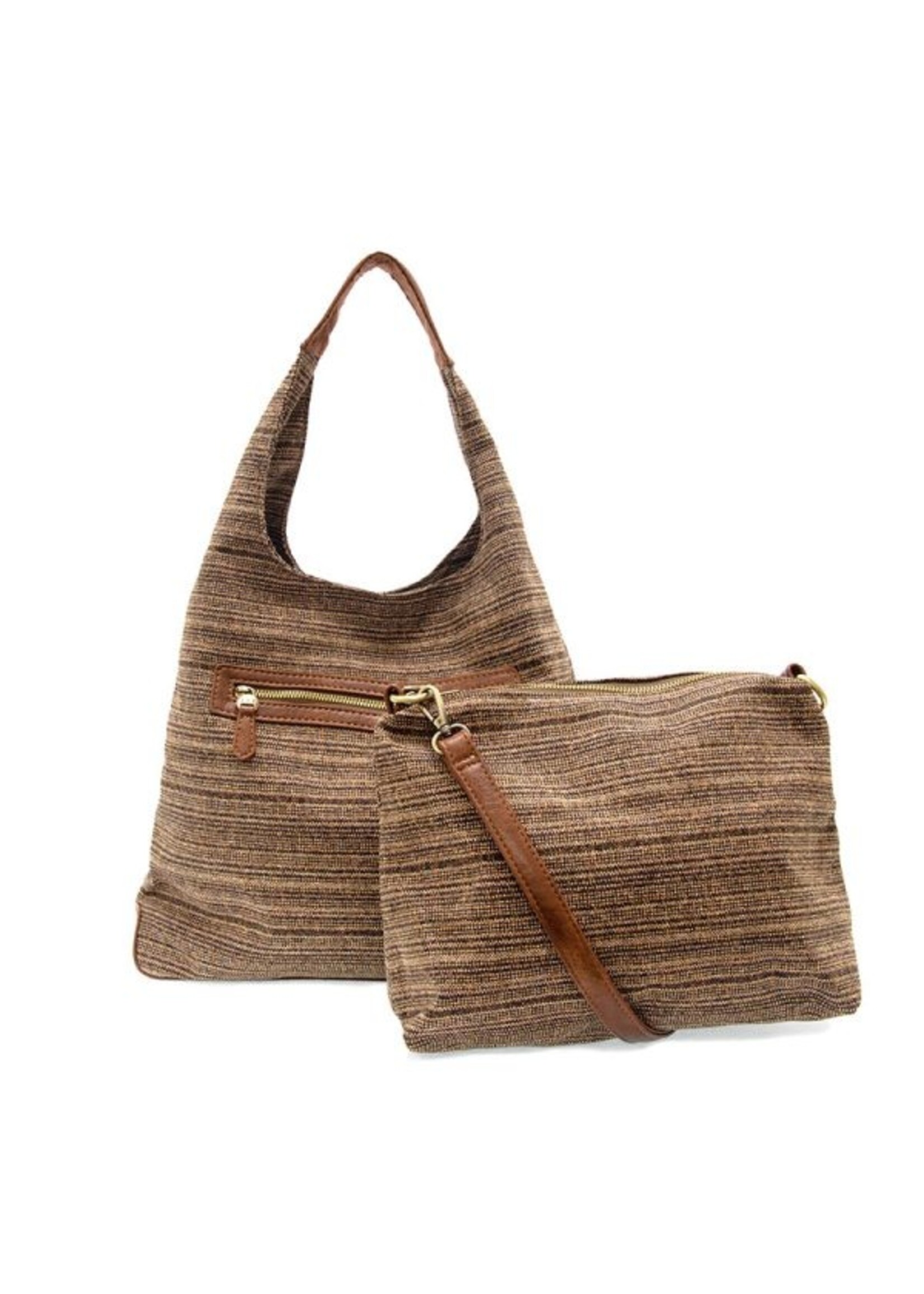 Joy Susan Elena Tweed Hobo Bag L8201