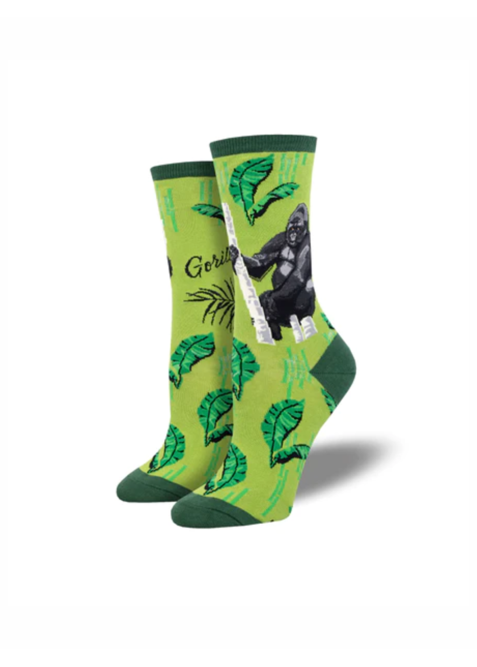 Socksmith Cotten Crew Wnc3187 Gorilla