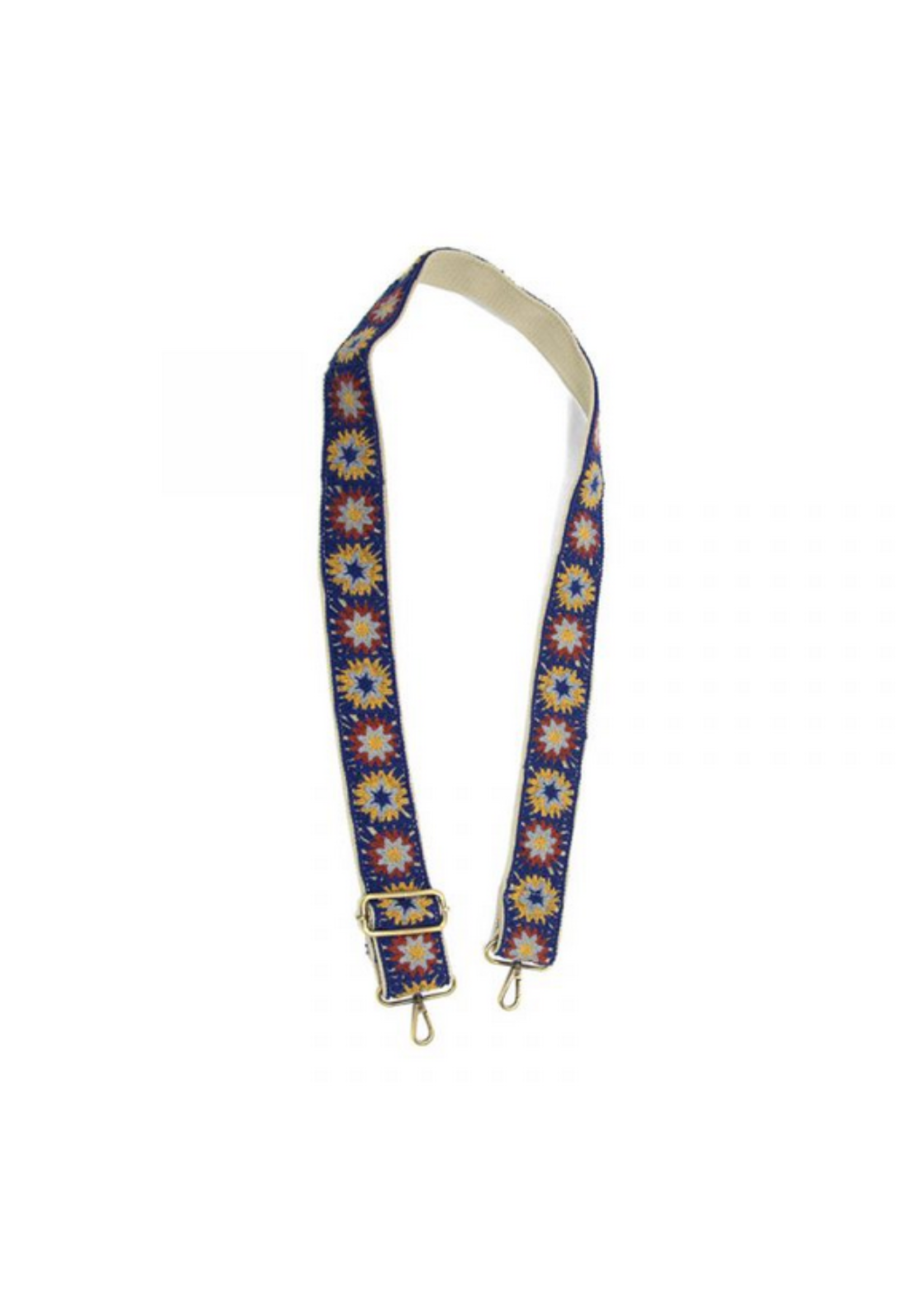 Joy Susan LS095 Crocheted Daisies Guitar Strap