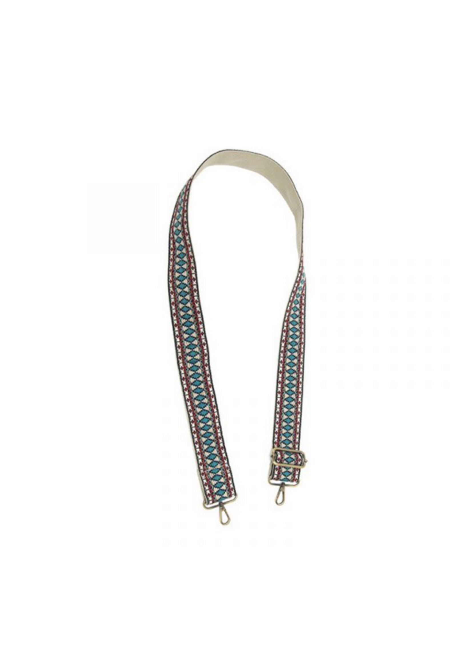 Joy Susan LS 106 Inset Mosaic Embroidered Guitar Strap