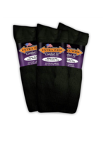 Extra Wide Sock Company Comfort Fit Athletic Quarter length Sock XL Black #8651