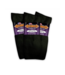 Extra Wide Sock Company Comfort Fit Athletic Quarter length Sock XL Black #8651