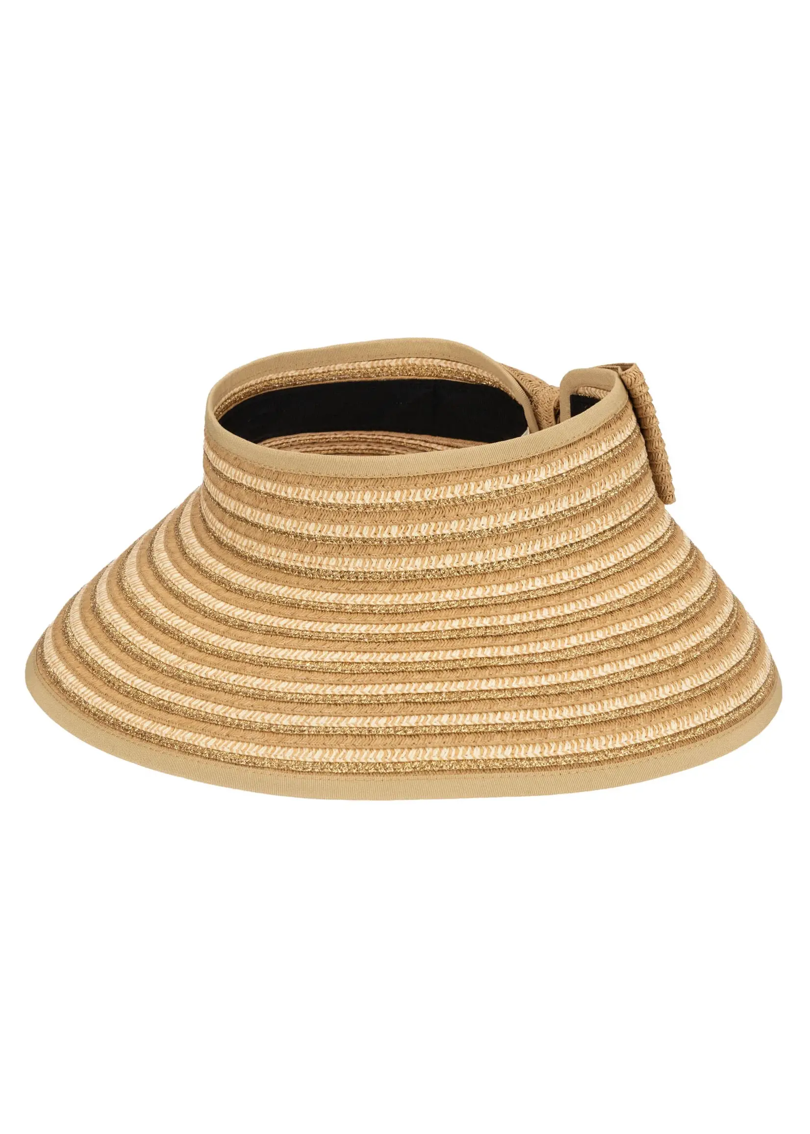 San Diego Hat Packable Roller Viser With Bow UBV4059
