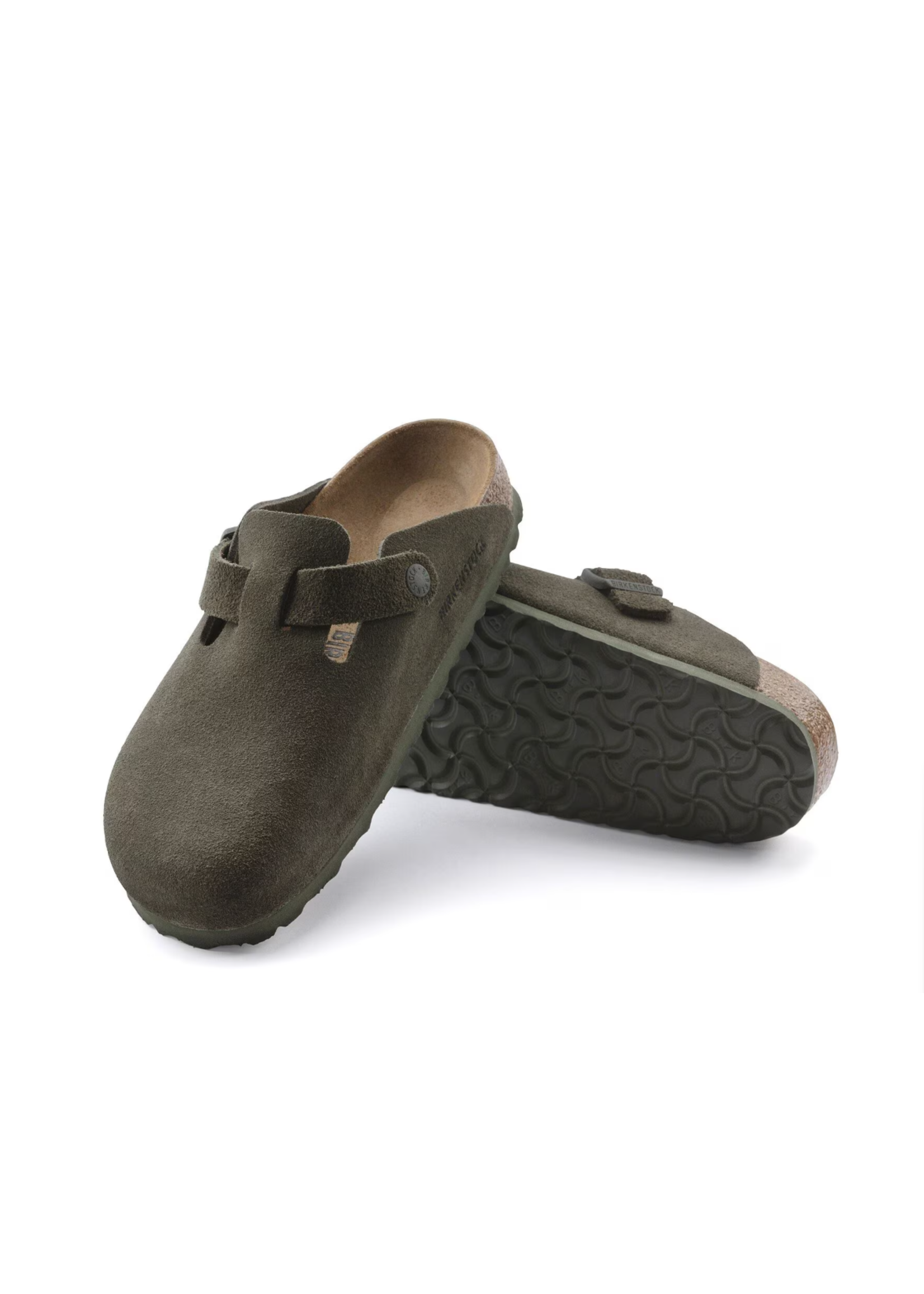 Birkenstock Boston Suede Classic Footbed