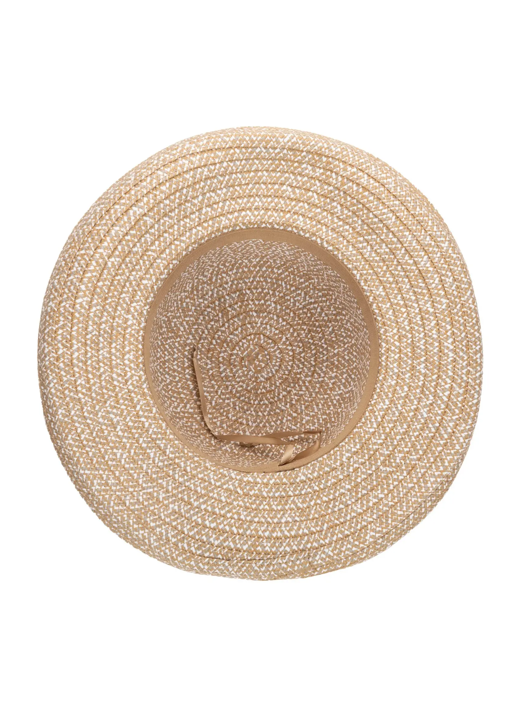 San Diego Hat Cora - Women's Ultrabraid Turned Up Kettle Brim with Gold Chain Trim UBM6832