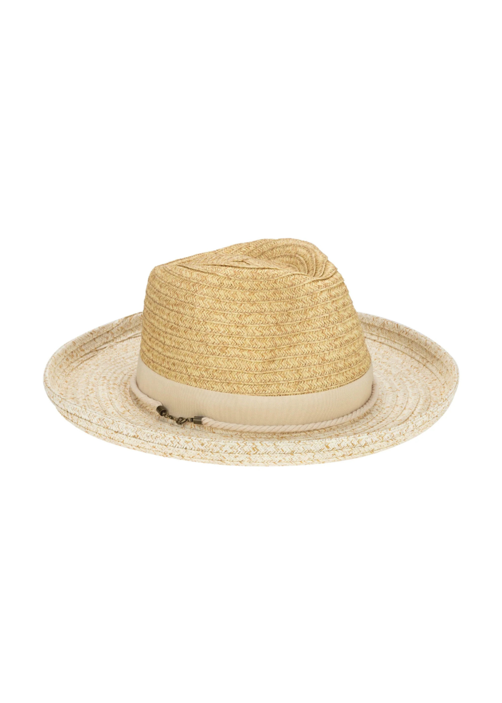 San Diego Hat Ultrabraid Two Tone Rolled Brim Fedora UBF1202