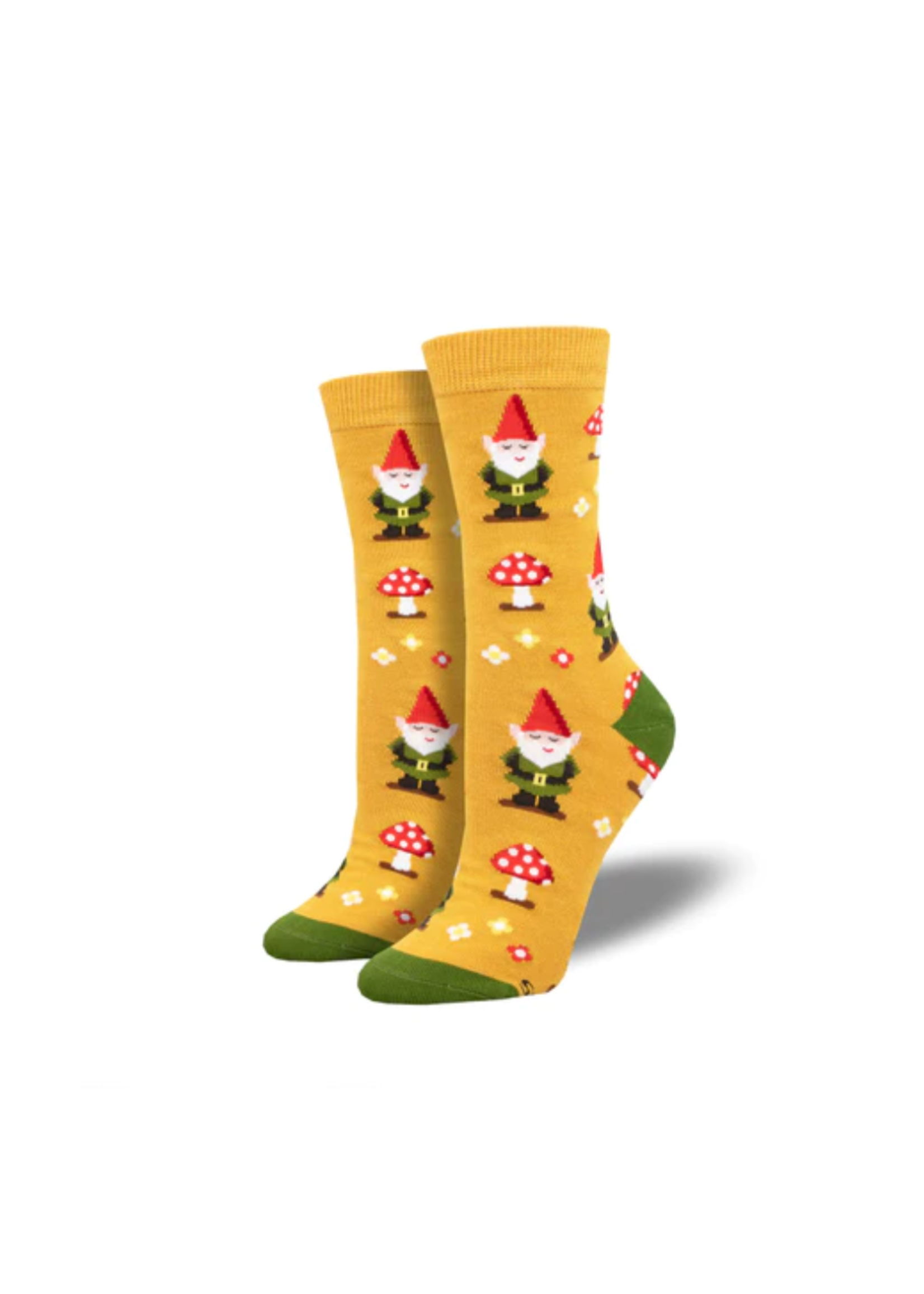 Socksmith Bamboo Crew Wbn2997 Gnome More mushrooms