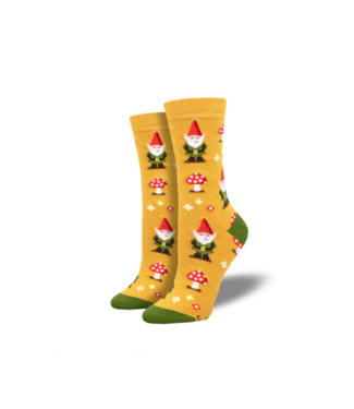 Socksmith Bamboo Crew Wbn2997 Gnome More mushrooms