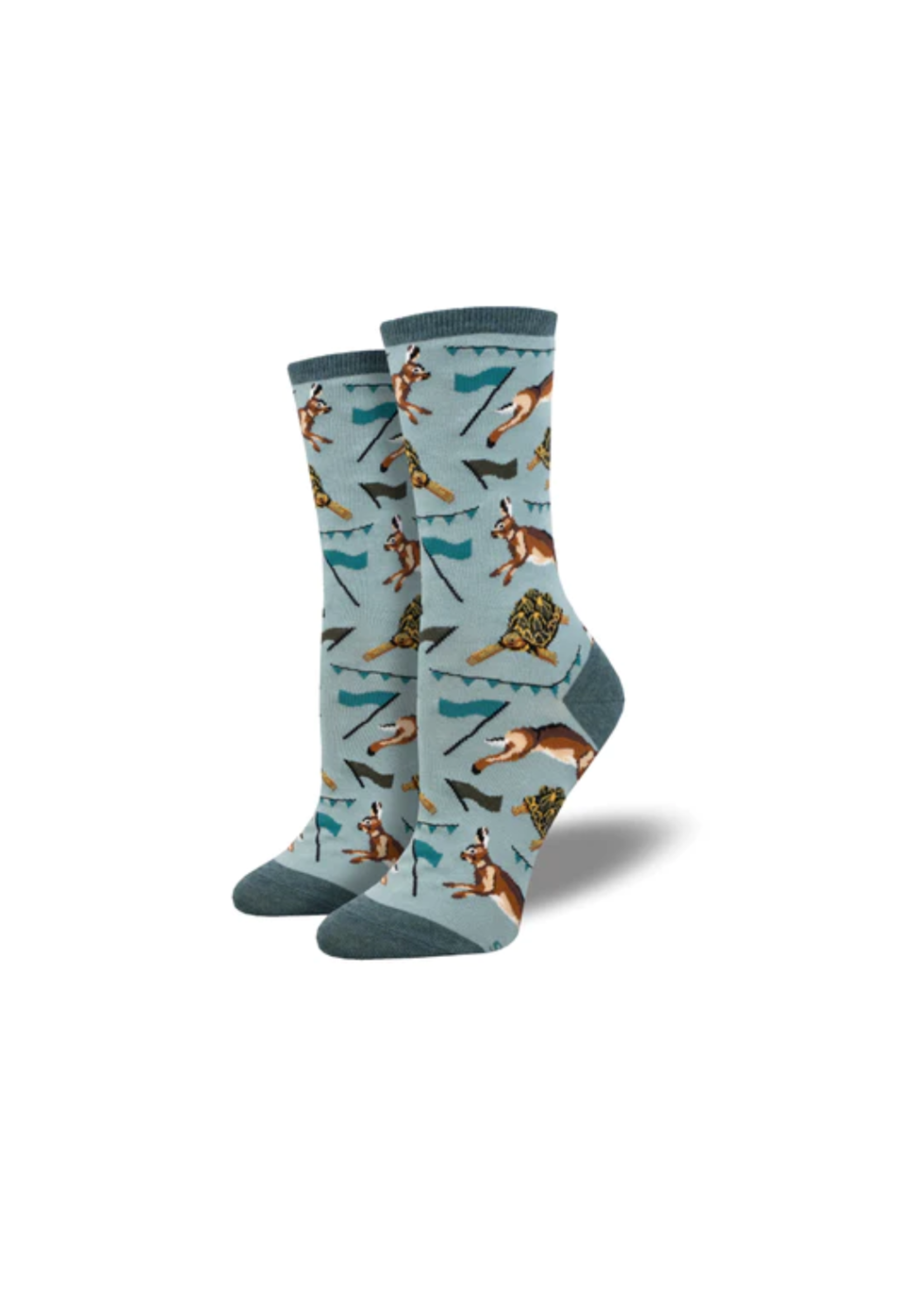 Socksmith Cotton Crew Wnc2954 Tortoise And The Hare