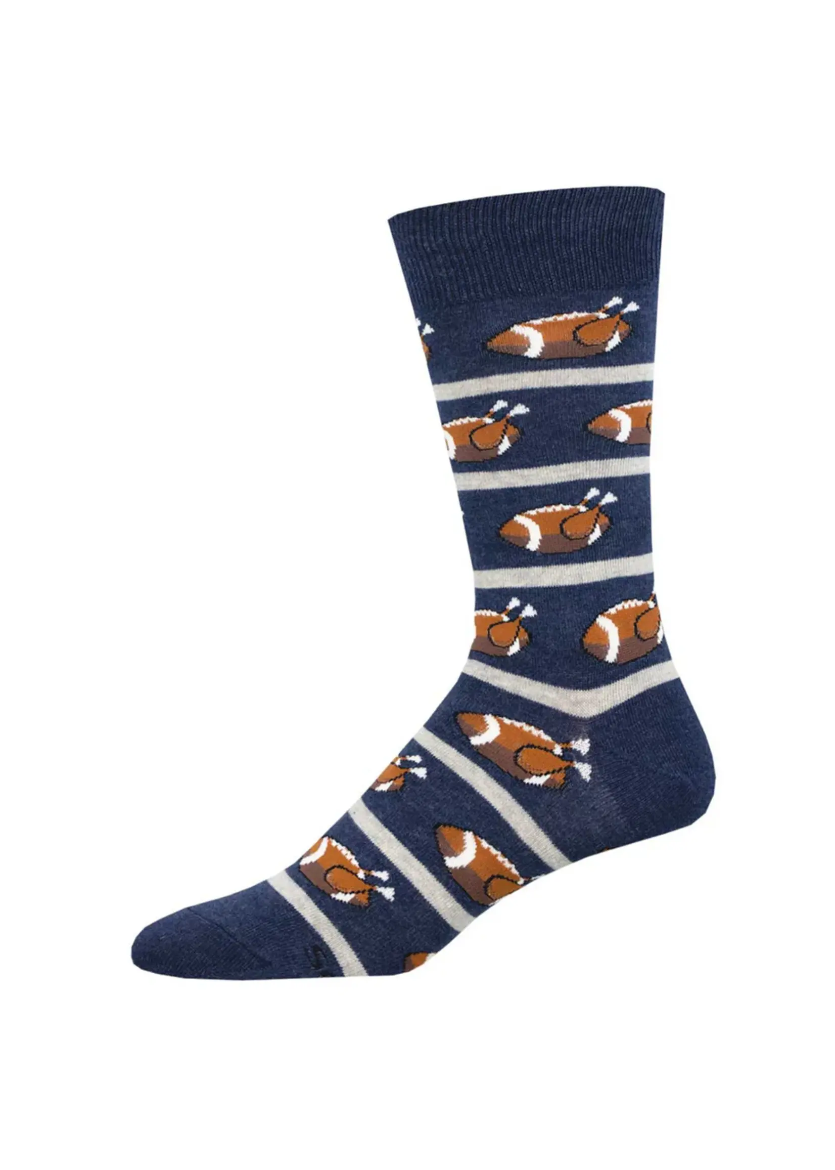 Socksmith MNC3057 Thanksgiving Football