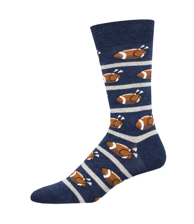 Socksmith MNC3057 Thanksgiving Football