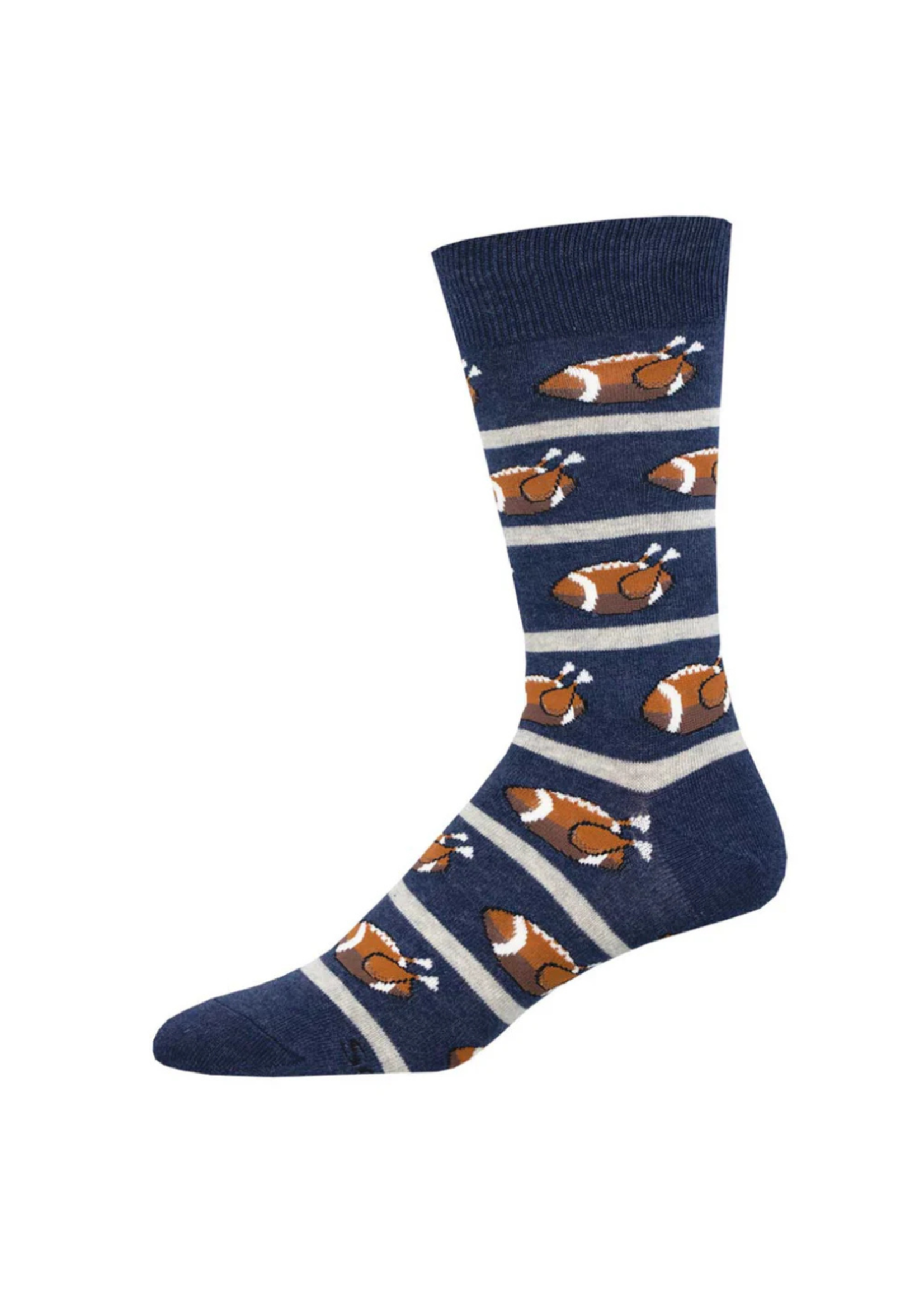 Socksmith MNC3057 Thanksgiving Football