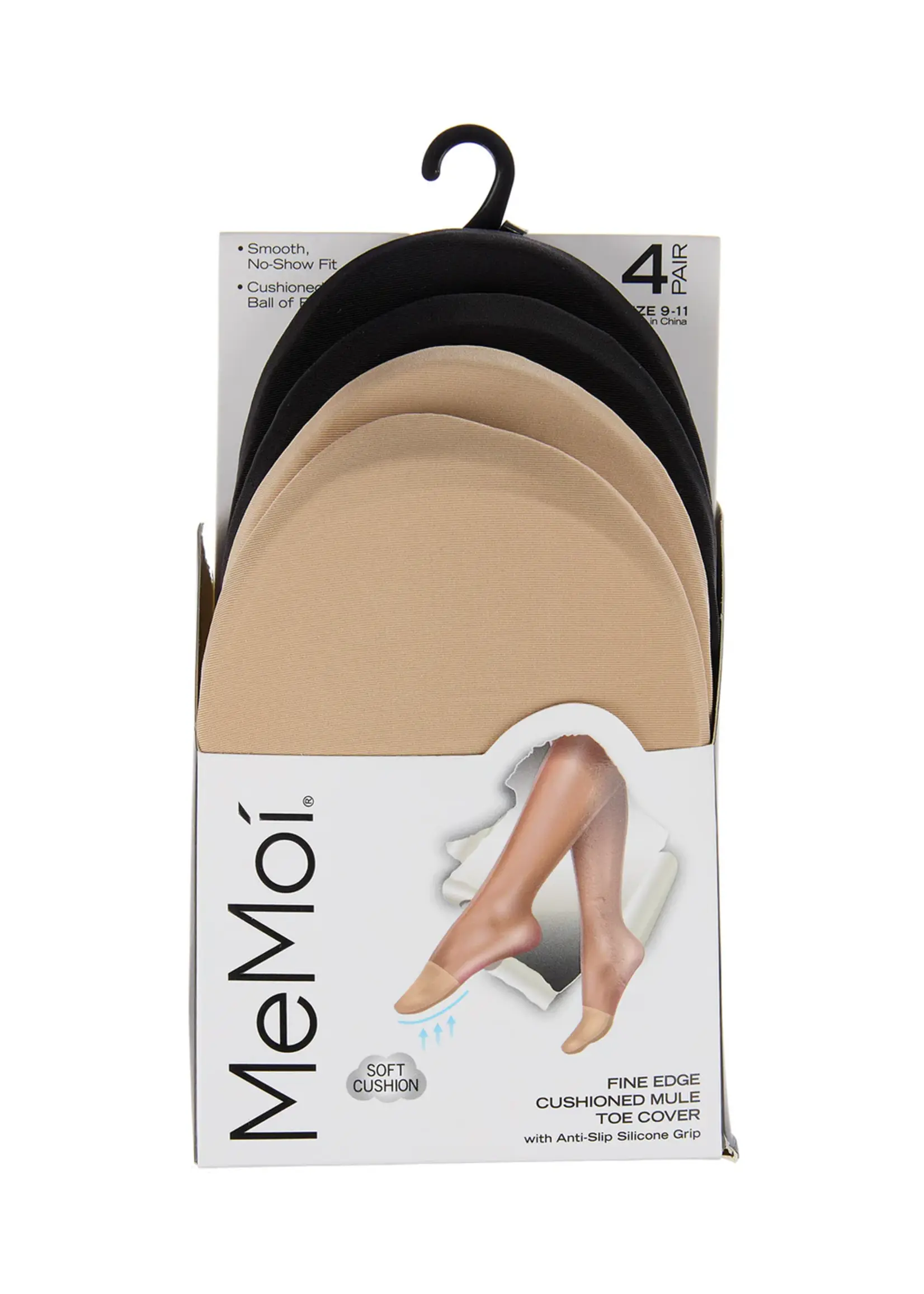 MeMoí Fine Edge Cushioned Mule Toe Cover MP042
