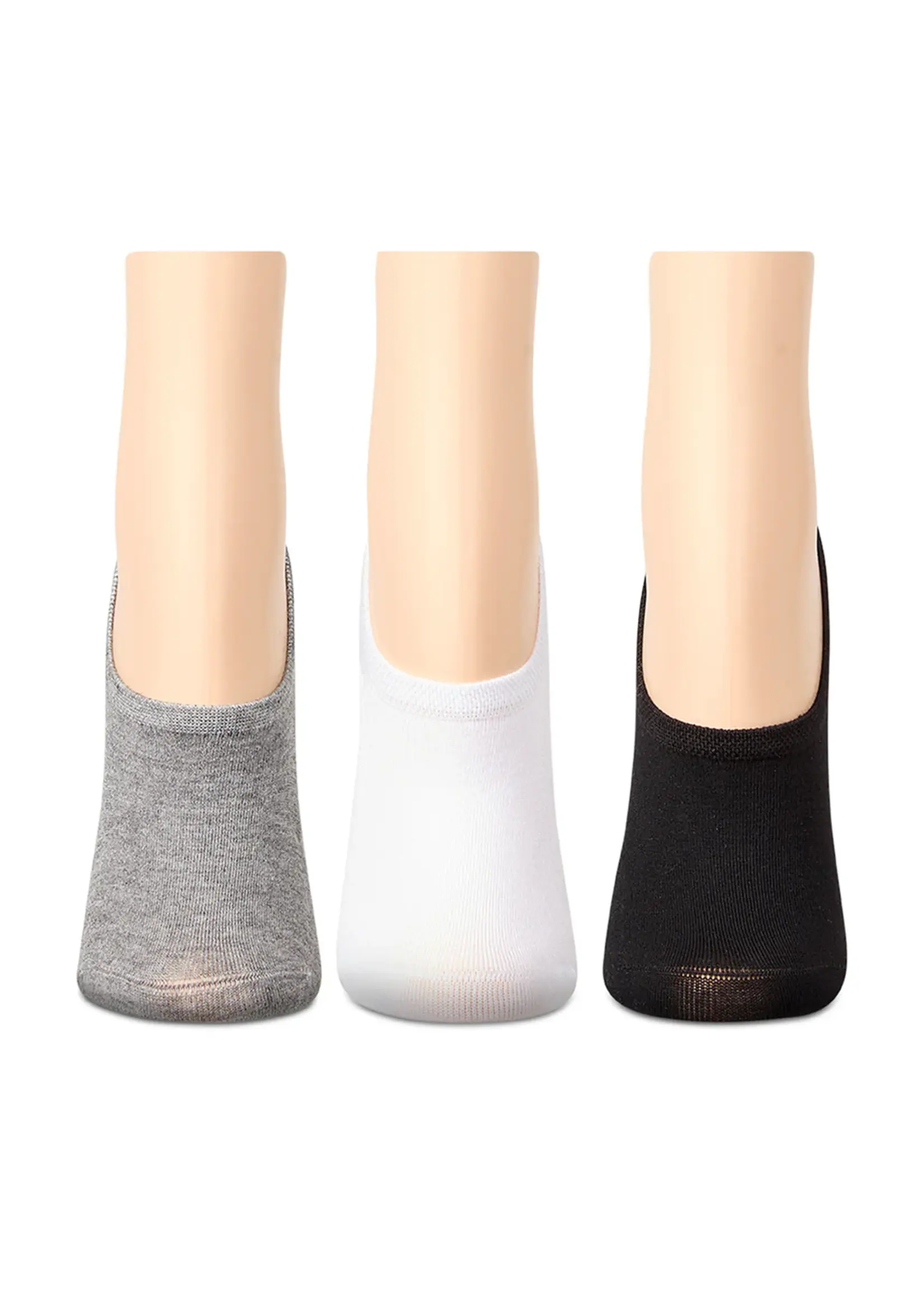 MeMoí Bamboo Blend Sneaker Liner MPL08607