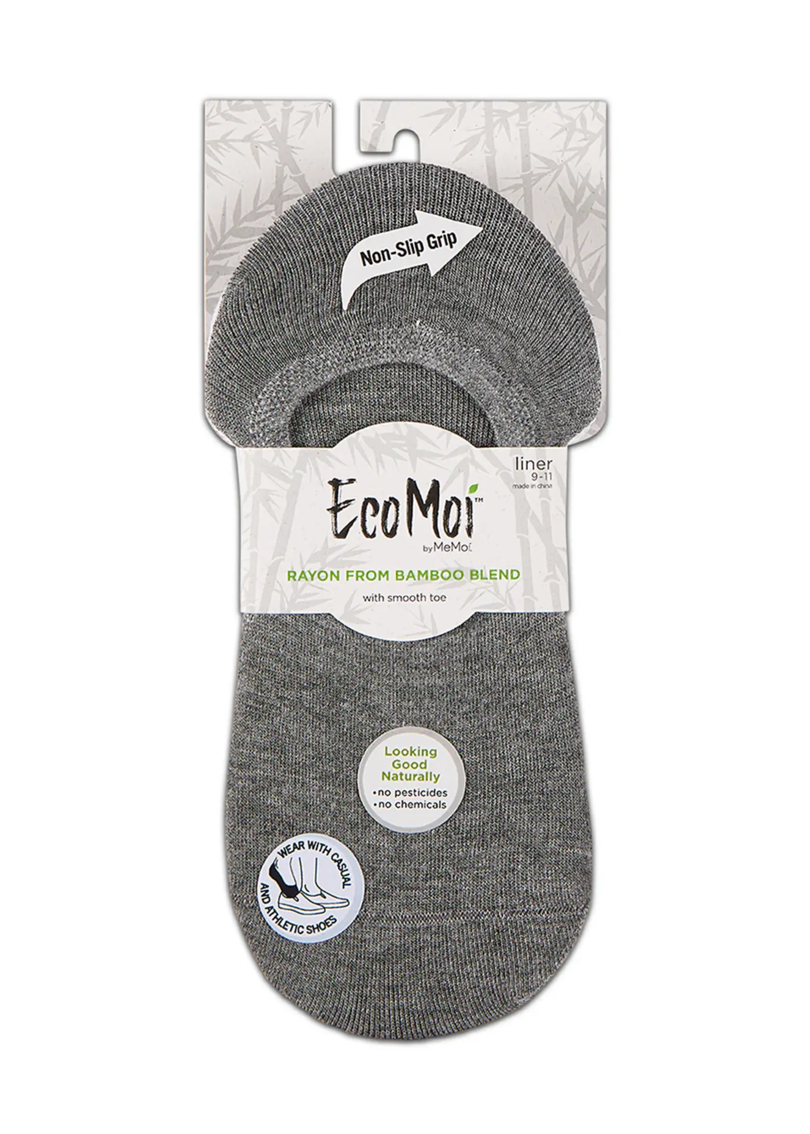 MeMoí Bamboo Blend Sneaker Liner MPL08607