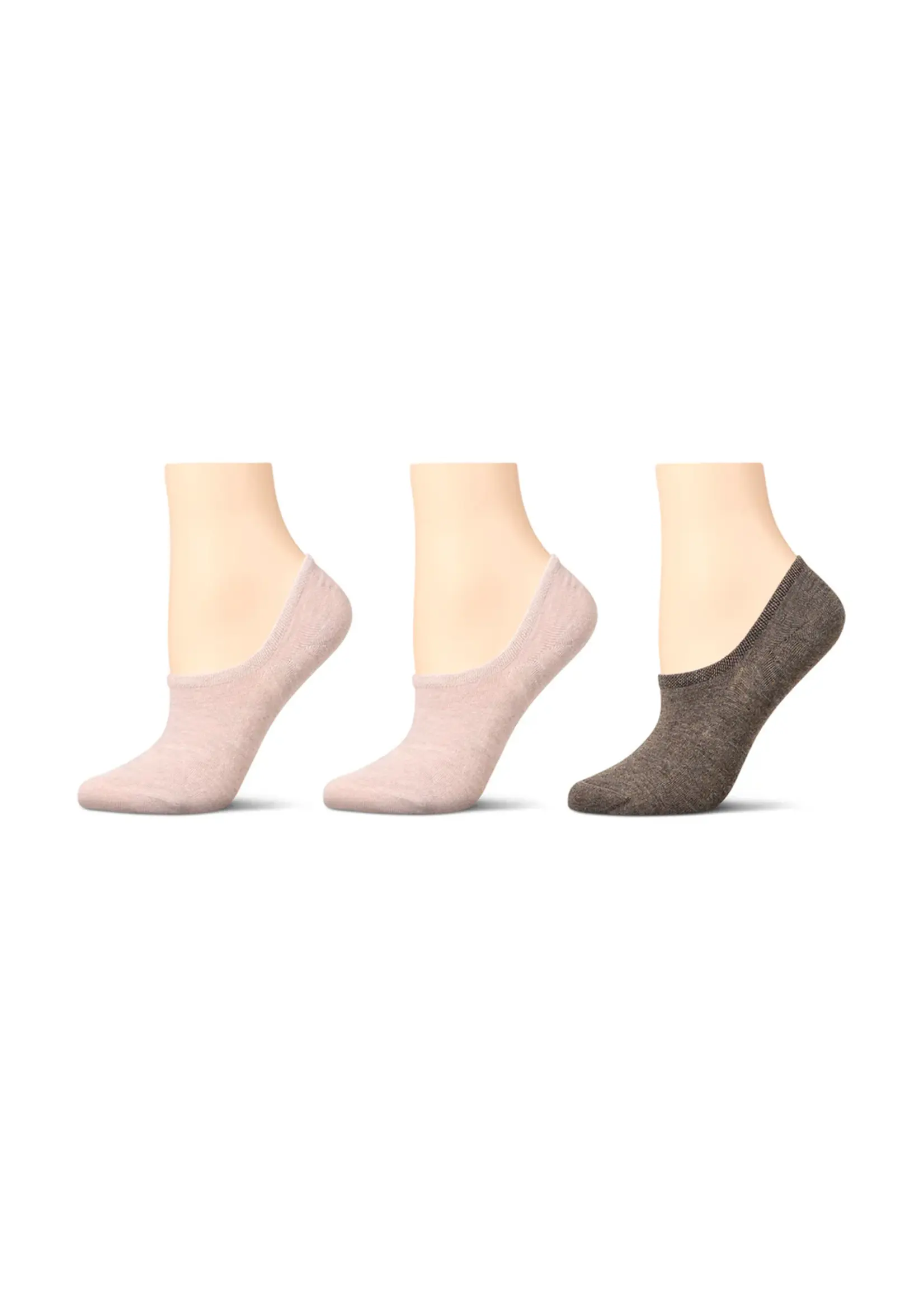 MeMoí Bamboo Blend Sneaker Liner MPL08607