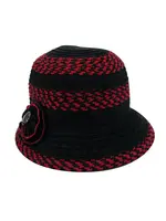 San Diego Hat SDH5101 Women Chenille Clotche With Flower and Jewel