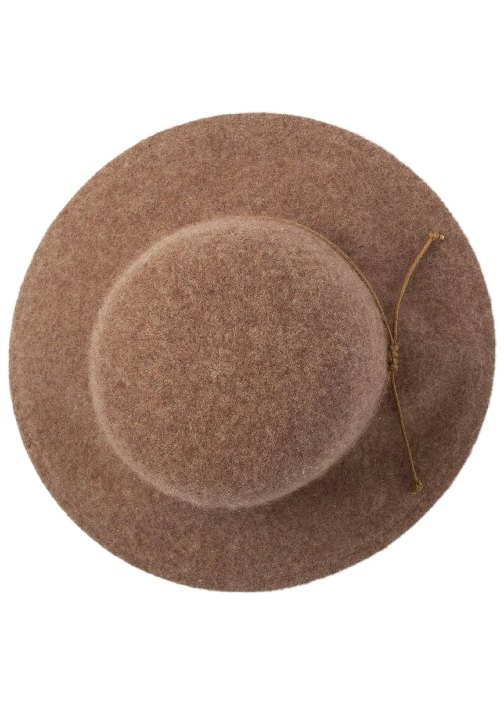 San Diego Hat KNH8067 Womens Machine Knit Wool Blend Floppy With Wraped Leather