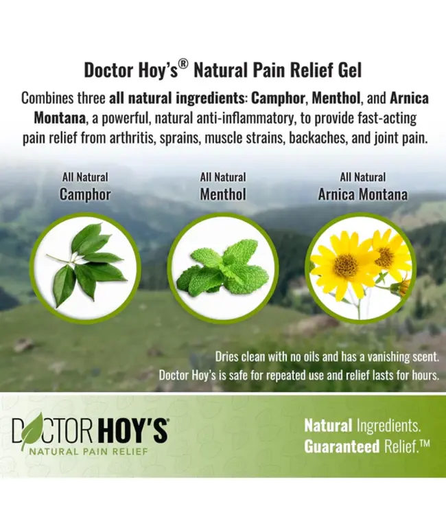 Doctor Hoy's Fast Acting Pain Relief Gel 3oz