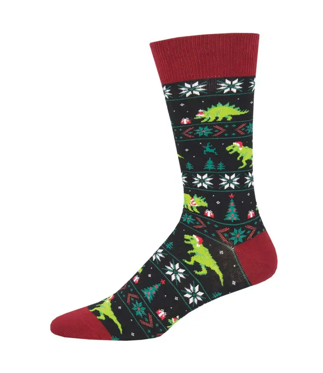 Socksmith NC1858 Santasaurus  Rex