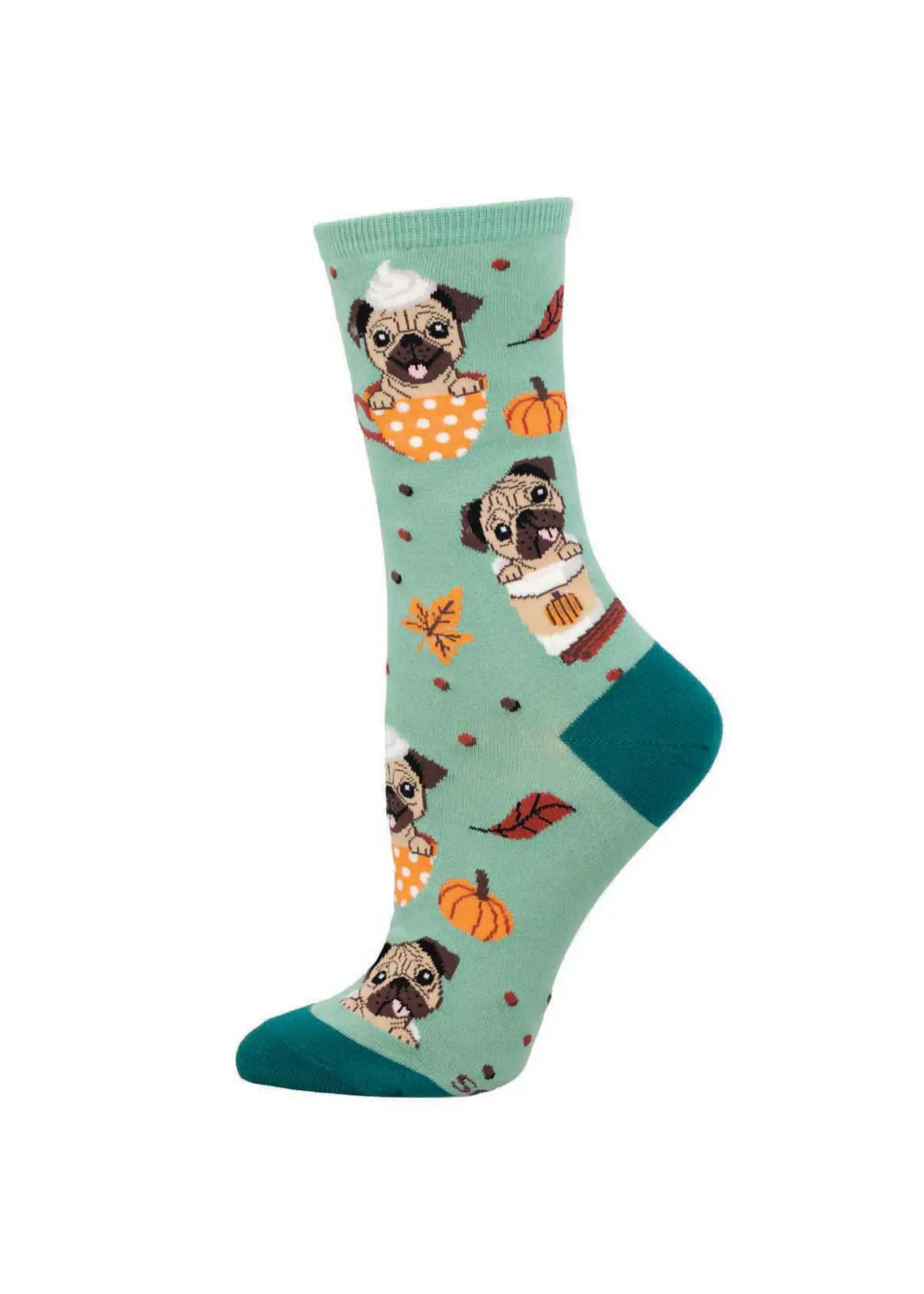 Socksmith WNC3443 Pugkin Spice Latte