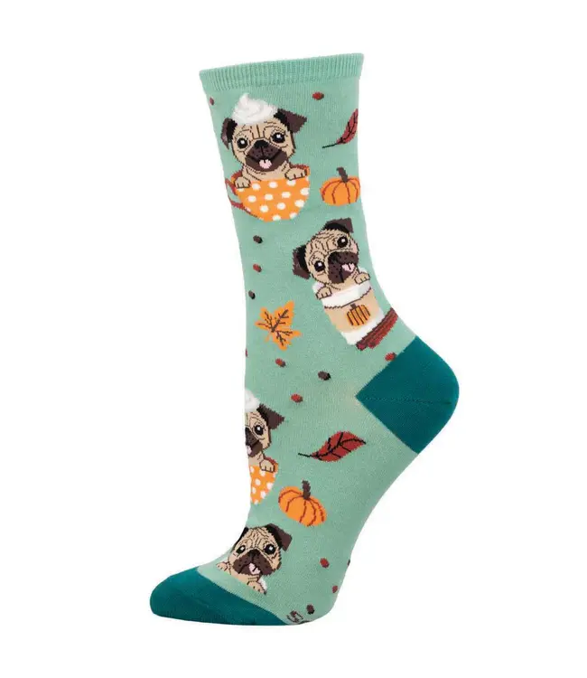 Socksmith WNC3443 Pugkin Spice Latte