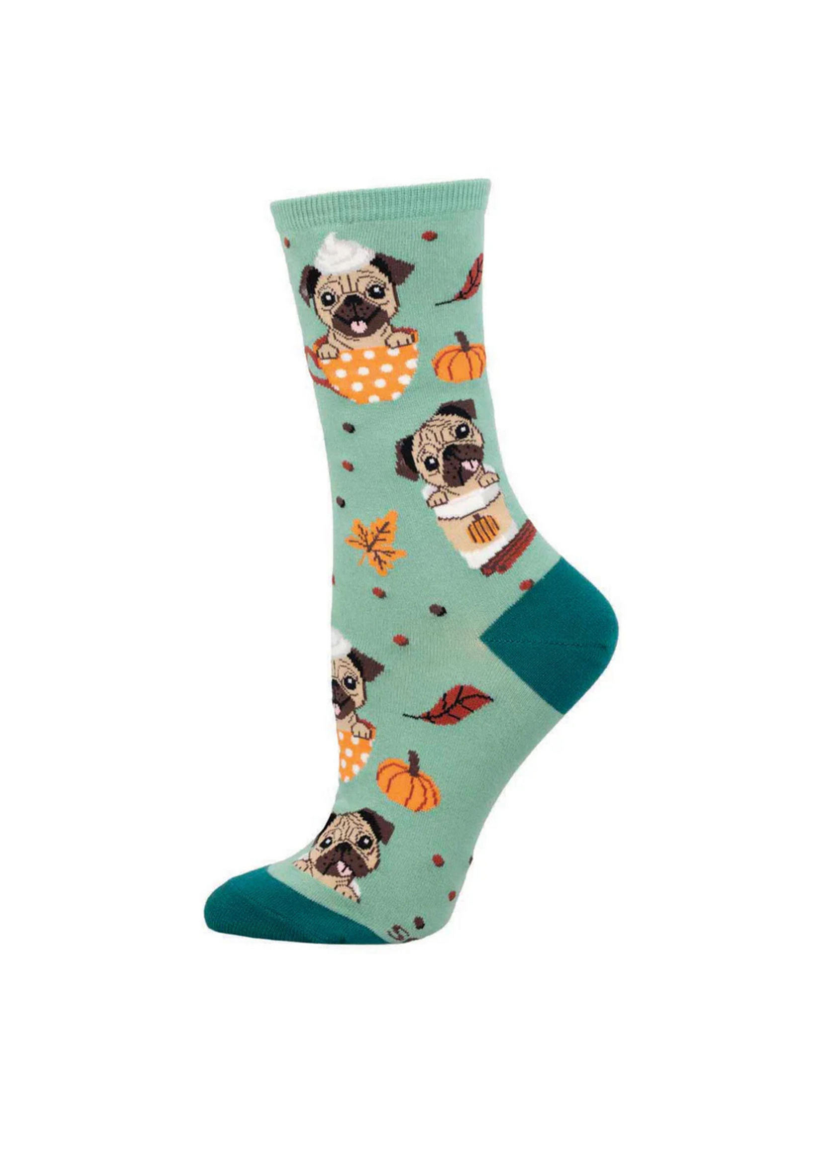 Socksmith WNC3443 Pugkin Spice Latte