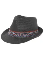San Diego Hat CTH9086 Men’s Cut and Sew  Paperfabric Stingy Brim Fedora