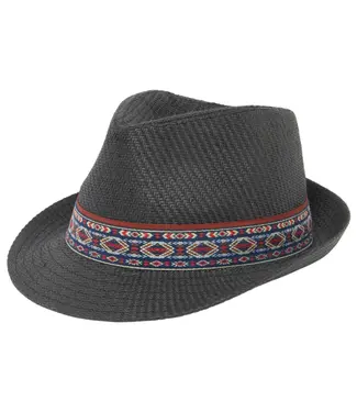 San Diego Hat CTH9086 Men’s Cut and Sew  Paperfabric Stingy Brim Fedora
