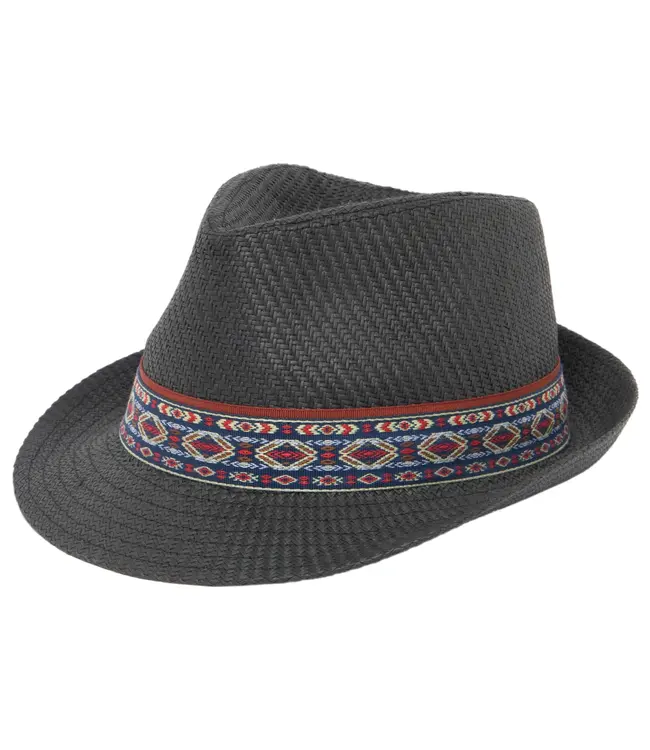 San Diego Hat CTH9086 Men’s Cut and Sew  Paperfabric Stingy Brim Fedora