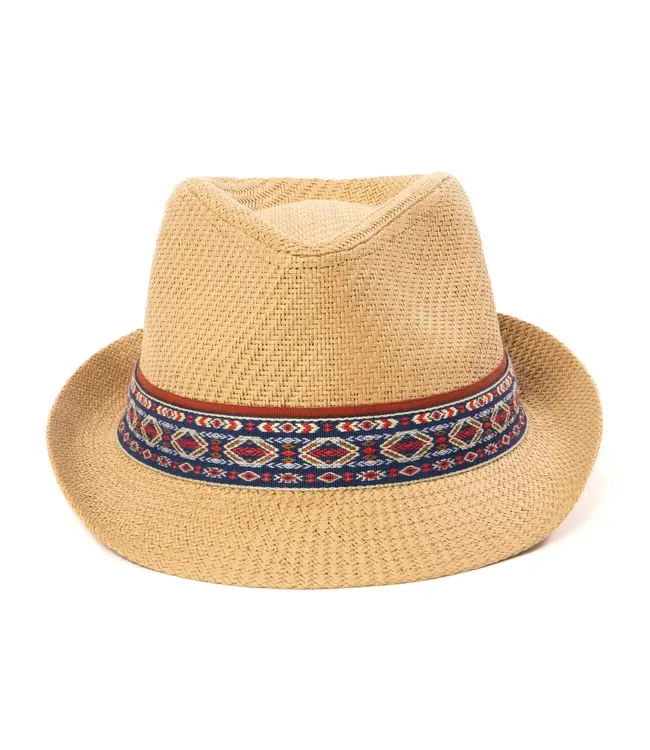 San Diego Hat CTH9086 Men’s Cut and Sew  Paperfabric Stingy Brim Fedora