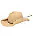 San Diego Hat RHC1091Womens Crotchet Raffia Cattleman’s  Crease Cowboy