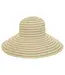 San Diego Hat UBL6842 Brisa Womens Mixed Paperbraid And Ribbon Round Crown
