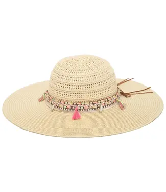 San Diego Hat UBM6837 Maria  Women Mixed Ultrabraid Sun Hat With  Boho Band