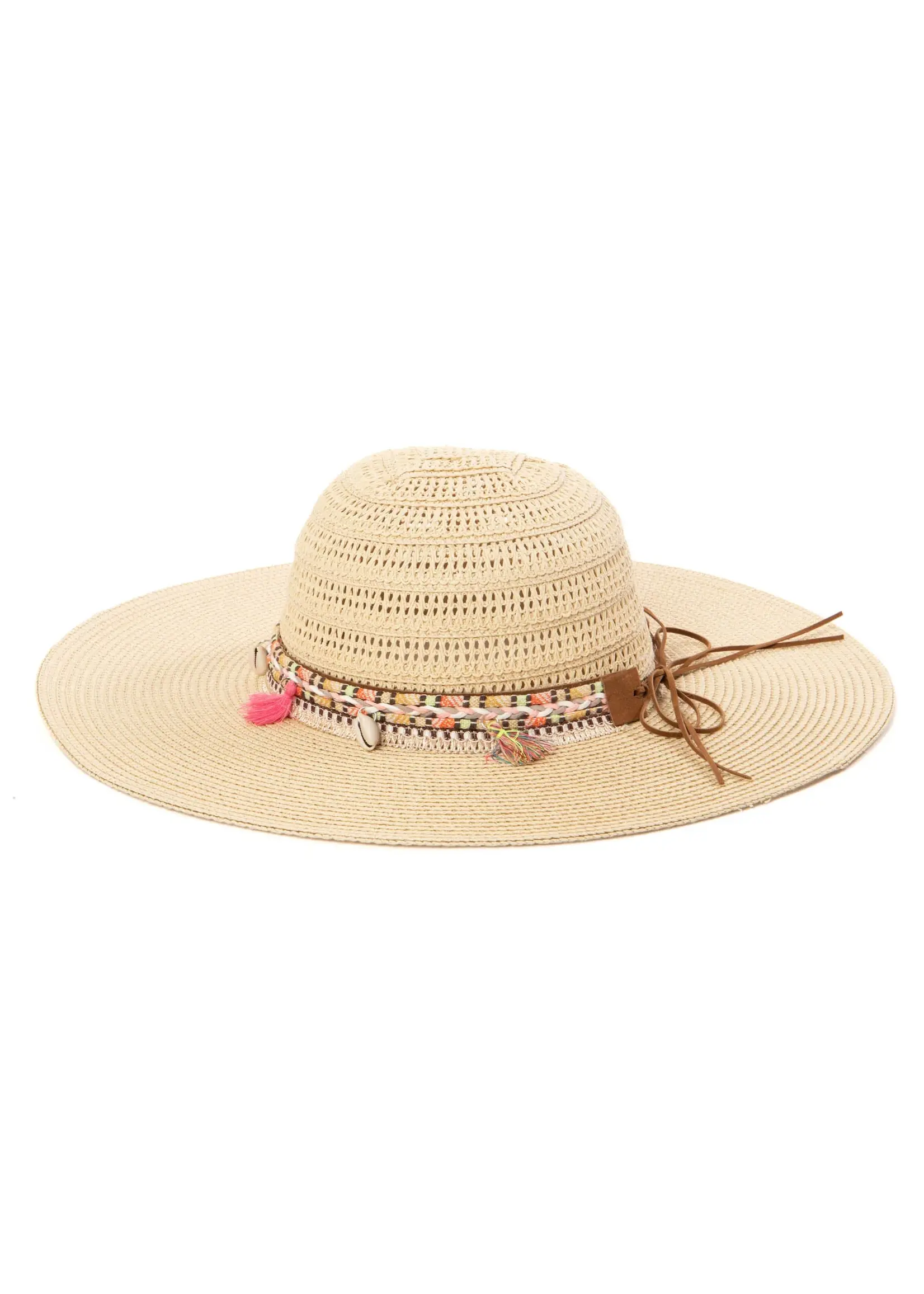San Diego Hat UBM6837 Maria  Women Mixed Ultrabraid Sun Hat With  Boho Band