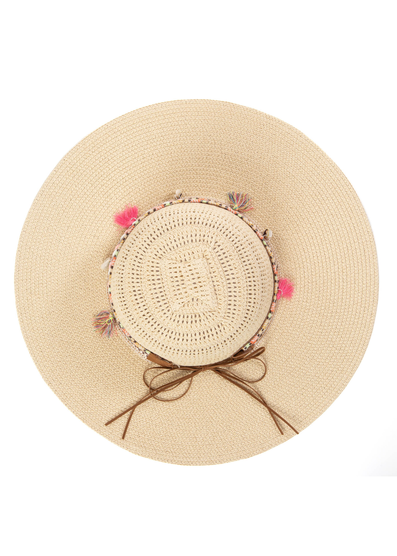 San Diego Hat UBM6837 Maria  Women Mixed Ultrabraid Sun Hat With  Boho Band