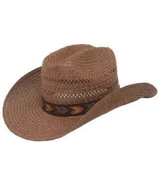 San Diego Hat PBC2708 Men Papers Straw Cattle Crea Cboy With Custom Embr0ed  Ba