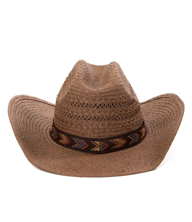San Diego Hat PBC2708 Men Papers Straw Cattle Crea Cboy With Custom Embr0ed  Ba